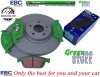 Przednie klocki GreenStuff + tarcze hamulcowe 320mm EBC seria Premium Ford Escape AWD 2013-