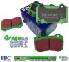 Tylne klocki GreenStuff + tarcze hamulcowe 350mm EBC seria PREMIUM Dodge Magnum SRT-8 6,1 V8