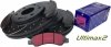 Przednie klocki Ultimax2 + NAWIERCANE NACINANE tarcze hamulcowe 330mm EBC seria GD Chevrolet Avalanche 1500 2007-2008