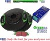 Przednie klocki GreenStuff + tarcze hamulcowe 336mm EBC seria Premium Ford Mustang 2011-2014