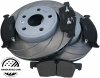 Przednie klocki + NACINANE tarcze hamulcowe 330mm SLOTTED Dodge Durango 3,6 V6