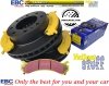 Przednie klocki YellowStuff + tarcze hamulcowe EBC seria PREMIUM Chevrolet Avalanche 2500 2002-2006