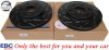 Przednie klocki Ultimax2 + NACINANE tarcze hamulcowe 330mm EBC seria USR Chevrolet Avalanche 1500 2009-2013