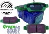 Tylne klocki GreenStuff + tarcze hamulcowe EBC seria Premium Honda Odyssey 2005-2010