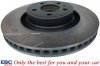 Przednia NACINANA tarcza hamulcowa 352mm EBC seria USR Ford Mustang 2015-