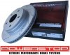 Przednie klocki Z17 + wiercone nacinane tarcze hamulcowe POWERSTOP EVOLUTION 336mm / 5 szpilek Dodge RAM 1500 2006-