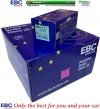 Przednie klocki GreenStuff + NAWIERCANE NACINANE tarcze hamulcowe 330mm EBC seria GD Volkswagen Routan 2012-