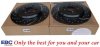 Tylne klocki GreenStuff + NAWIERCANE NACINANE tarcze hamulcowe 330mm EBC seria GD Ford Edge 2011-2014
