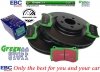Przednie klocki GreenStuff + tarcze hamulcowe 360mm EBC seria PREMIUM Chrysler 300C SRT8