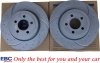 Przednie klocki Ultimax2 + tarcze hamulcowe 345mm EBC seria GD Dodge Magnum