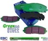 Przednie klocki GreenStuff + NACINANE tarcze hamulcowe 330mm EBC seria USR Volkswagen Routan 2012-