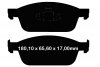 Przednie CERAMICZNE klocki RedStuff + NAWIERCANE NACINANE tarcze hamulcowe 320mm EBC seria GD Ford Escape AWD 2013-