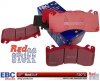 Przednie CERAMICZNE klocki RedStuff + tarcze hamulcowe EBC seria USR Ford Mustang 5,0 V8 2015-