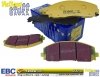 Przednie klocki YellowStuff + NAWIERCANE NACINANE tarcze hamulcowe 330mm EBC seria GD Lancia Voyager 2012-