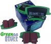 Tylne klocki GreenStuff + NIE WENTYLOWANE tarcze hamulcowe EBC seria PREMIUM Dodge Magnum RWD