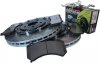 Przednie klocki Z26 + tarcze hamulcowe 390mm POWERSTOP Dodge Challenger SRT Hellcat Demon