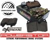 Przednie klocki Z26 + WIERCONE NACINANE tarcze hamulcowe POWERSTOP Chevrolet Corvette C8 2020- exc. Z51