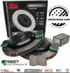 Tylne klocki STREET PERFORMANCE + tarcze hamulcowe 350mm DBA seria 4000 T3 Jeep Grand Cherokee SRT / Trackhawk