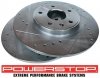 Tylna WIERCONA nacinana tarcza hamulcowa 328mm POWERSTOP Chrysler Voyager Town Country 2012-