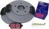 Tylne klocki Ultimax2 + tarcze hamulcowe 305mm EBC seria PREMIUM Lancia Voyager