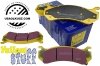 Tylne klocki YellowStuff + NACINANE tarcze hamulcowe EBC seria USR GMC Yukon XL 2500 2000-2007