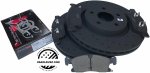 Przednie klocki + WIERCONE NACINANE tarcze hamulcowe 350mm Jeep Grand Cherokee 2011-