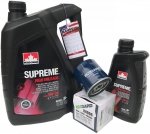 Filtr + olej do samochodów z wysokimi przebiegami SUPREME High Mileage 5W30 Chevrolet TrailBlazer 2003-2006