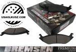 Tylne CERAMICZNE klocki hamulcowe z zestawem montażowym Dodge Ram 1500 Pickup 5 szpilek 2003-