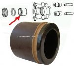 Tłok przedniego zacisku Dodge Caravan 15'' 2001-2007
