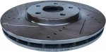 Przednia WIERCONA nacinana wentylowana tarcza hamulcowa 330mm Dodge Journey 2012-