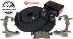 Przednie klocki BREMBO + WIERCONE tarcze hamulcowe HD  Dodge Durango 3,6 V6 2011-