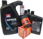 Filtr oleju oraz olej SUPREME 5W30 Chevrolet TrailBlazer 4,2 L6 2005-