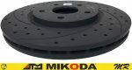 Przednia WIERCONA NACINANA tarcza hamulcowa 330mm GEOMET Chrysler Pacifica FWD 2017-