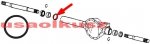 Oring półosi przedniego mostu Dodge Durango 2000-2003