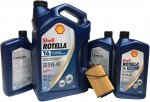 Filtr + Olej 5W-40 SHELL ROTELLA T6 API SERVICE CJ-4 CK4 CK-4 CK4 CI-4 PLUS CI4 CH4 CH-4 Turbo Diesel z DPF MS-10902 Jeep Grand Cherokee 3,0 CRD TD 2014-