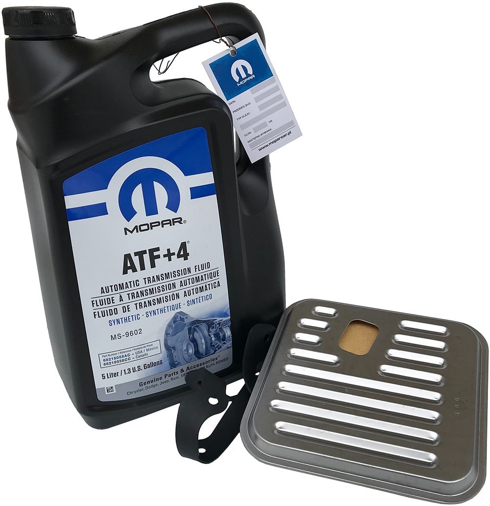 ORYGINALNY olej MOPAR ATF+4 5l oraz filtr oleju