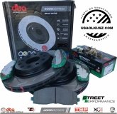 Przednie klocki STREET PERFORMANCE + tarcze hamulcowe 28mm DBA seria 4000 T3 Jeep Wrangler JL Rubicon Sahara 2018-