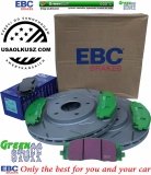 Przednie klocki GreenStuff + NACINANE tarcze hamulcowe 330mm EBC seria USR Chrysler Voyager Town Country 2012-