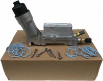 ALUMINIOWA obudowa filtra oleju z chłodnicą oraz czujnikami Jeep Wrangler 3,6 V6 2014-2016