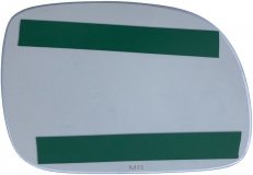 Szkło lusterka lewe WYPUKŁE SFERYCZNE Chrysler Voyager Town Country 1996-2008