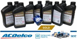 Filtr + olej silnikowy ACDelco Gold Synthetic Blend 5W30 API SP GF-6 Cadillac CTS-V 6,2 V8 Supercharged