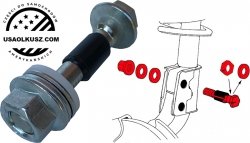 Śruba regulacji kąta pochylenia koła mimośród 14mm  Dodge Caravan 1996-2020