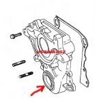 Uszczelniacz przód silnika Dodge Durango -2003 4897297AA