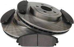 Przednie tarcze 345mm oraz klocki hamulcowe Dodge Magnum