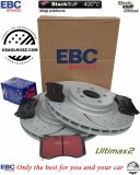 Przednie klocki Ultimax2 + tarcze hamulcowe 360mm EBC seria GD Dodge Magnum 6,1 V8 SRT
