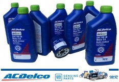 Filtr + olej silnikowy 5W30 Dexos1 Gen3 Full Synthetic API SP ACDelco Buick Rainier 4,2 L6