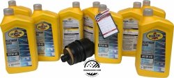 Filtr + olej silnikowy Pennzoil Platinum Full Synthetic PZL PT EURO 5W40 SN PLUS MS-12991 MS-10725 RAM 1500 DT 3,0 CRD