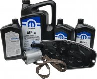  Olej MOPAR ATF+4 oraz filtry skrzyni biegów Jeep Grand Cherokee AWD 2000-2010