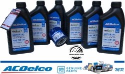 Filtr + olej ACDelco 5W30 Buick Regal 2,0 Turbo