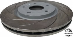 Przednia NACINANA wentylowana tarcza hamulcowa 330mm SILVER RAM Cargo Van 2012-